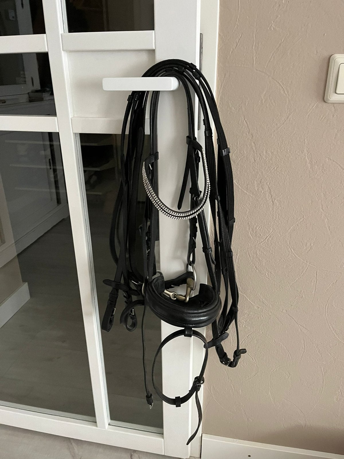 Te koop hoofdstel maat pony, Ophalen, Zo goed als nieuw, Hoofdstel, Pony