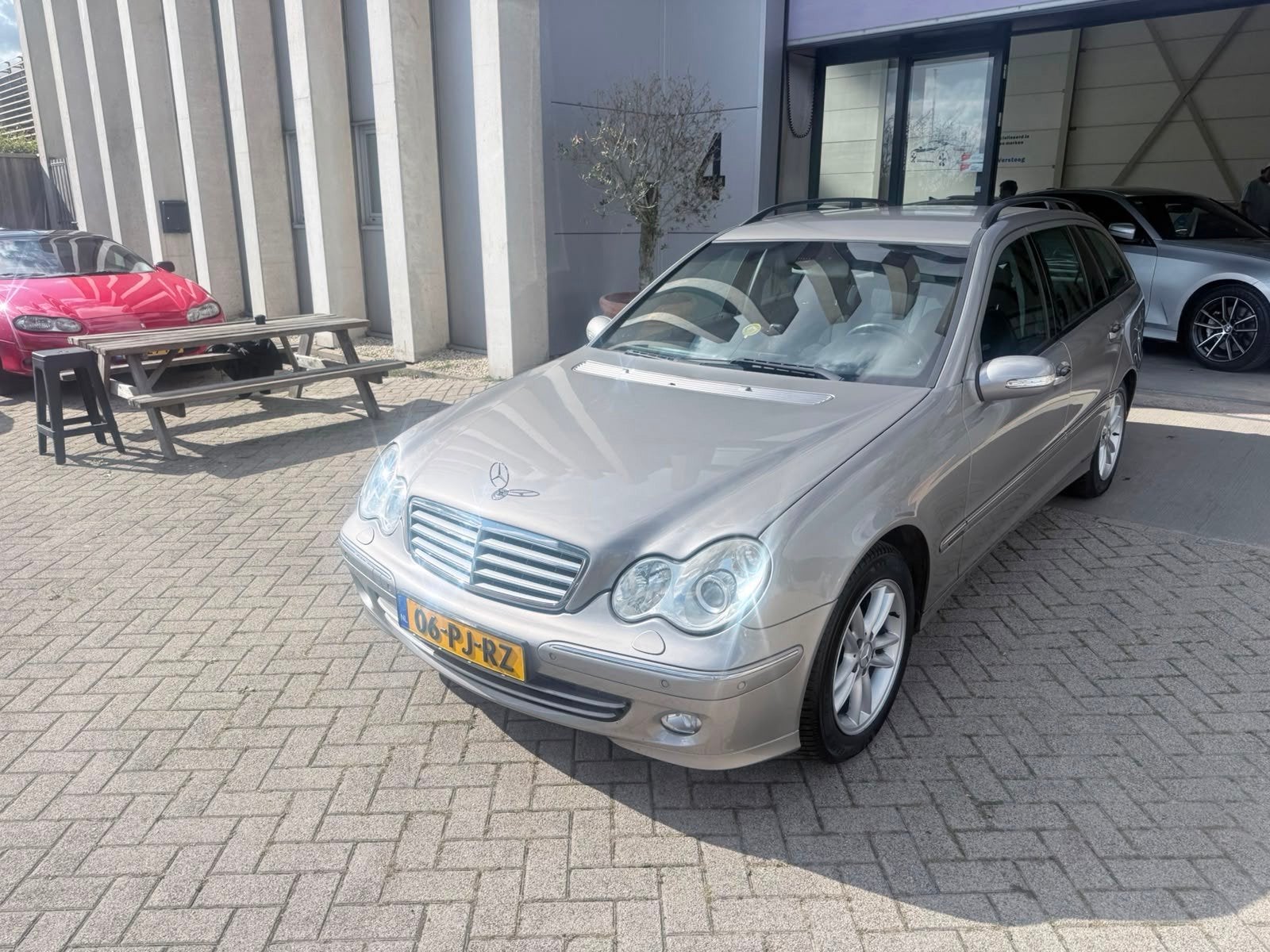 Mercedes-Benz C-klasse Combi 180 K. Elegance MOOIE AUTO! NAP, Gebruikt, 1435 kg, 1796 cc, Origineel Nederlands