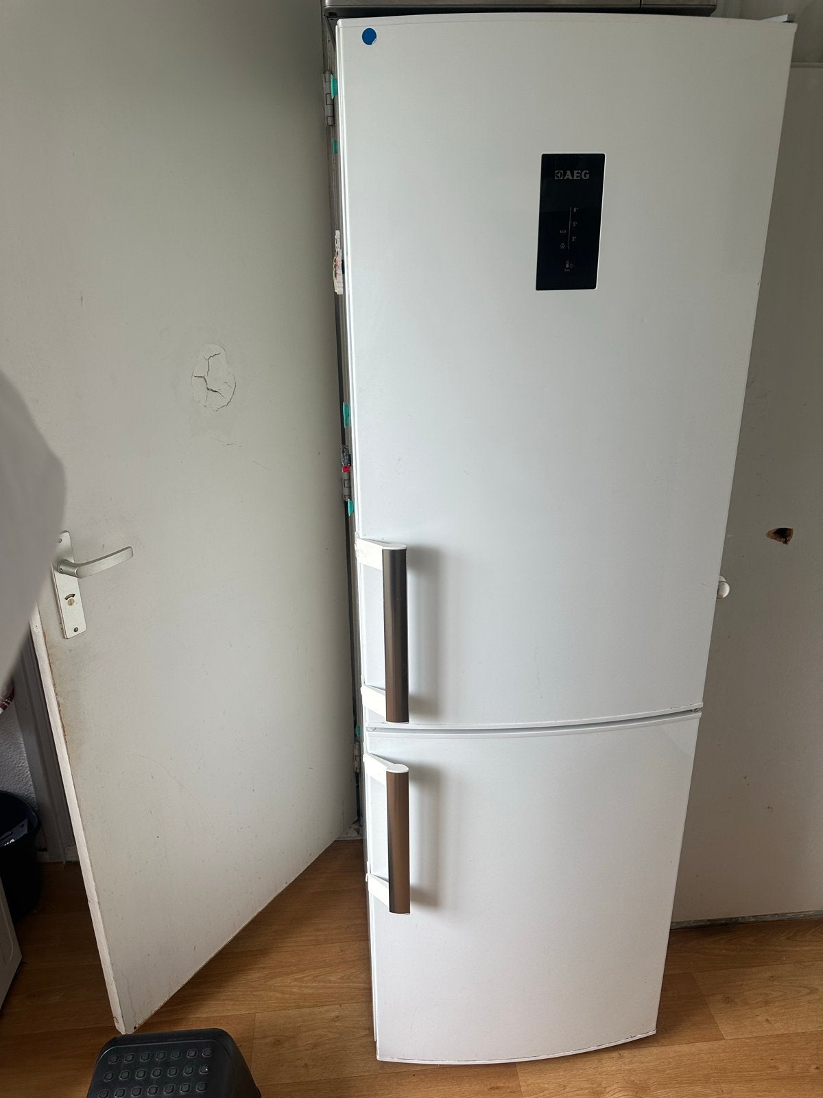 AEG Koel-vriescombinatie - Wit, Witgoed en Apparatuur, Koelkasten en IJskasten, Ophalen, Gebruikt, 200 liter of meer, 60 cm of meer