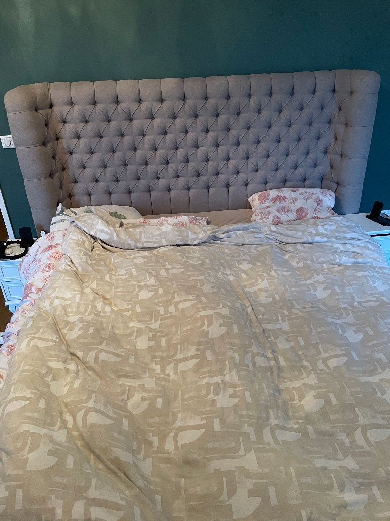 Serta boxspring 180 x 220, Huis en Inrichting, Ophalen, Tweepersoons, Zo goed als nieuw, 180 cm