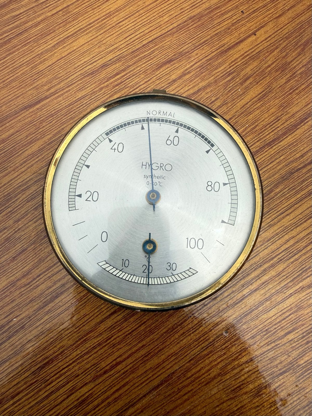 Vintage Hygrometer - Weerstation - Barometer, Ophalen, Gebruikt, Weerstation