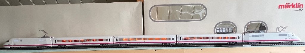 Märklin H0 naar digitaal omgebouwde 5-delige ICE 1, Mä 3371, Wisselstroom, Ophalen of Verzenden, Märklin, Gebruikt