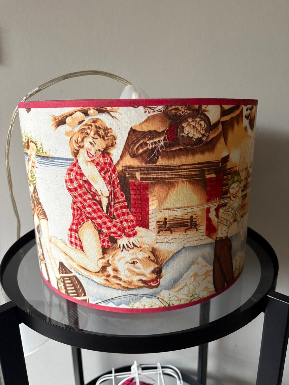 Retro Pin-up Lampenkap Alexander Henry The Great Outdoors, Ophalen of Verzenden, Zo goed als nieuw