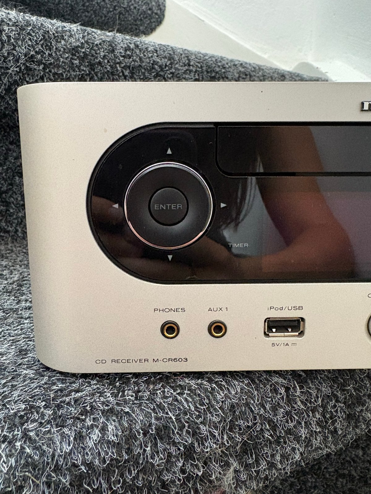 Marantz M-CR603 CD Receiver met iPod/USB-aansluiting, Zo goed als nieuw, Microset, Cd-speler, Ophalen