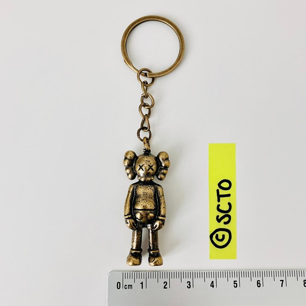 Kaws Companion poppetje hypebeast sleutelhanger vintage look, Ophalen of Verzenden, Nieuw, Knuffel of Figuurtje