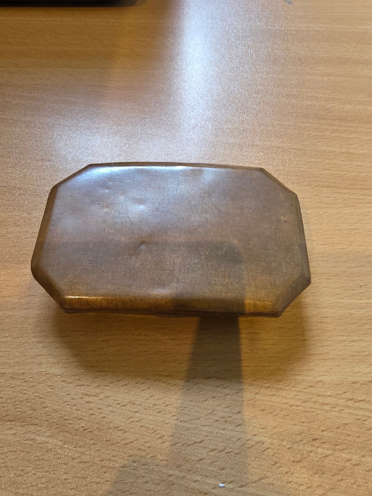 Vintage metalen doosje, mogelijk voor tabak of snuif, Ophalen of Verzenden