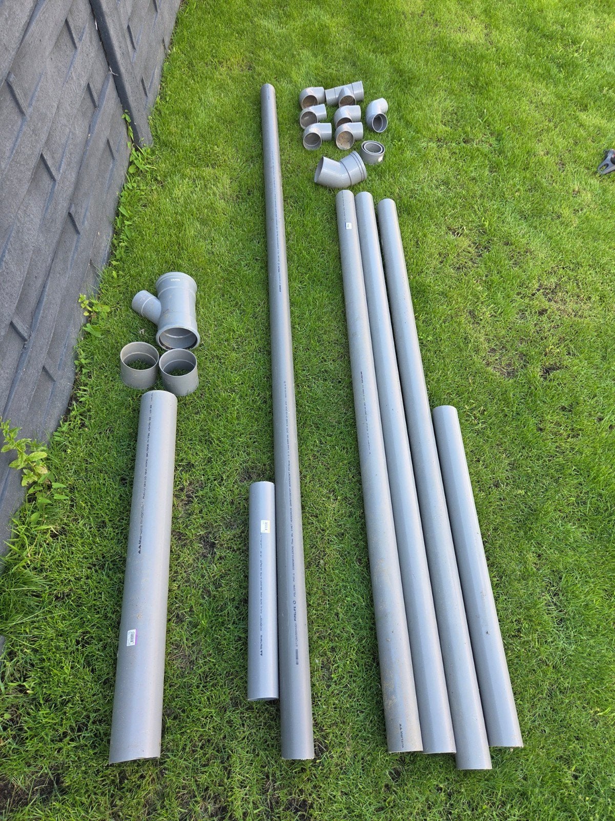 PVC afvoerbuizen en bochten, diverse maten, Bochten, Pvc, Ophalen of Verzenden, Minder dan 2 meter