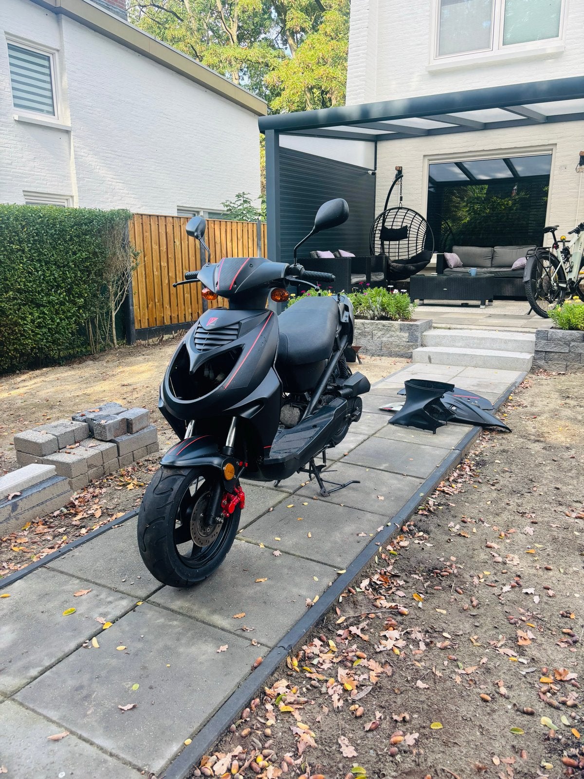 Baotian scooter GY6 50cc - Project/Opknapper (Geel Kenteken), Ophalen, Gebruikt, Maximaal 45 km/u, Benzine