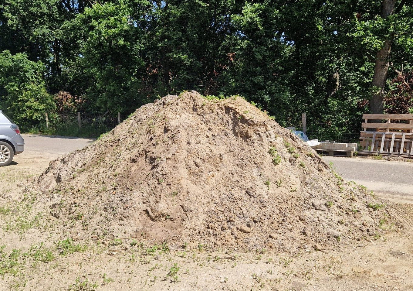 Zand, Ophalen, Tuinaarde
