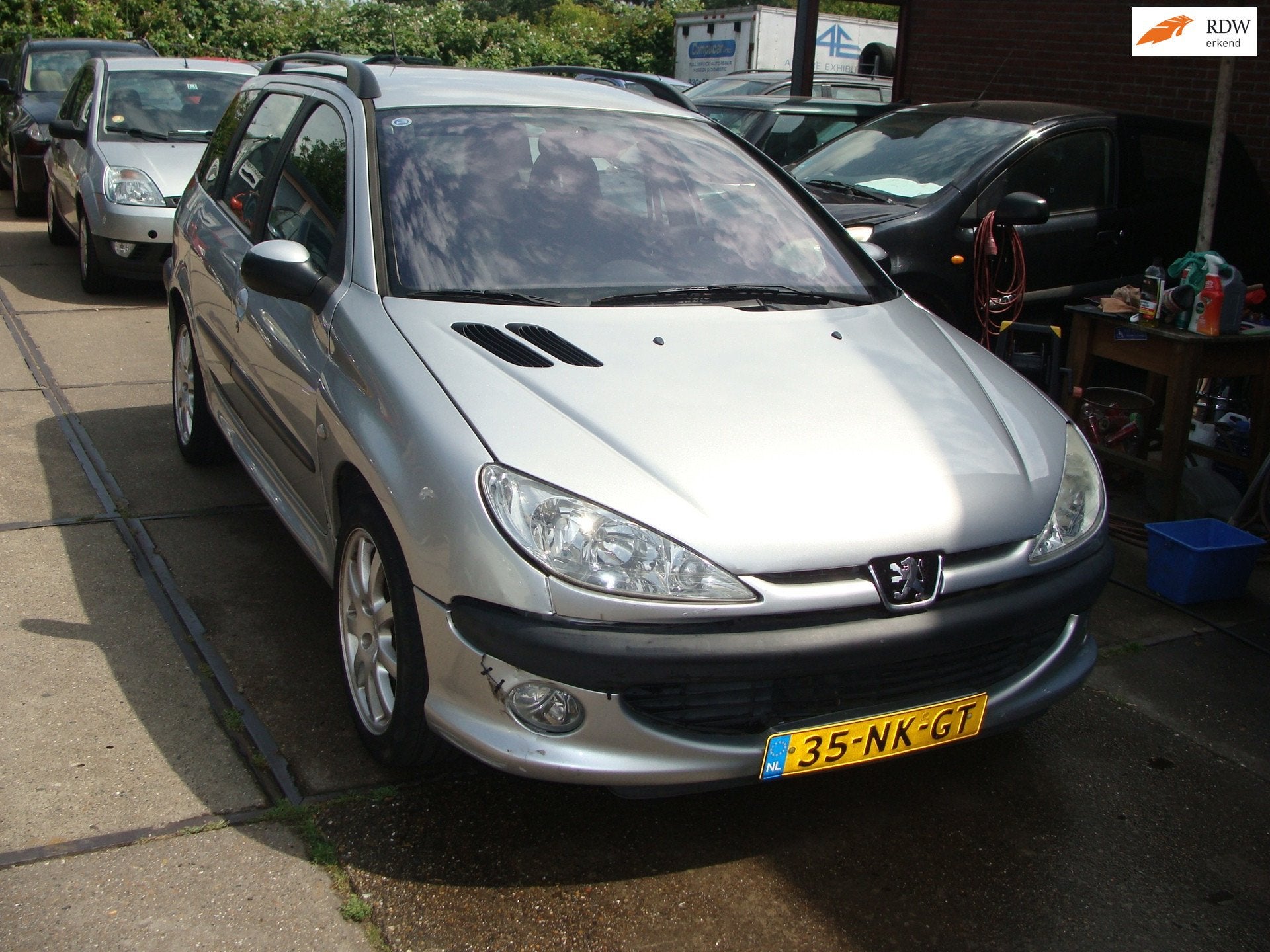 Peugeot 206 SW 1.6-16V XS autom airco elek pak nap apk, Auto's, Peugeot, Gebruikt, 4 cilinders, 49 €/maand, Origineel Nederlands