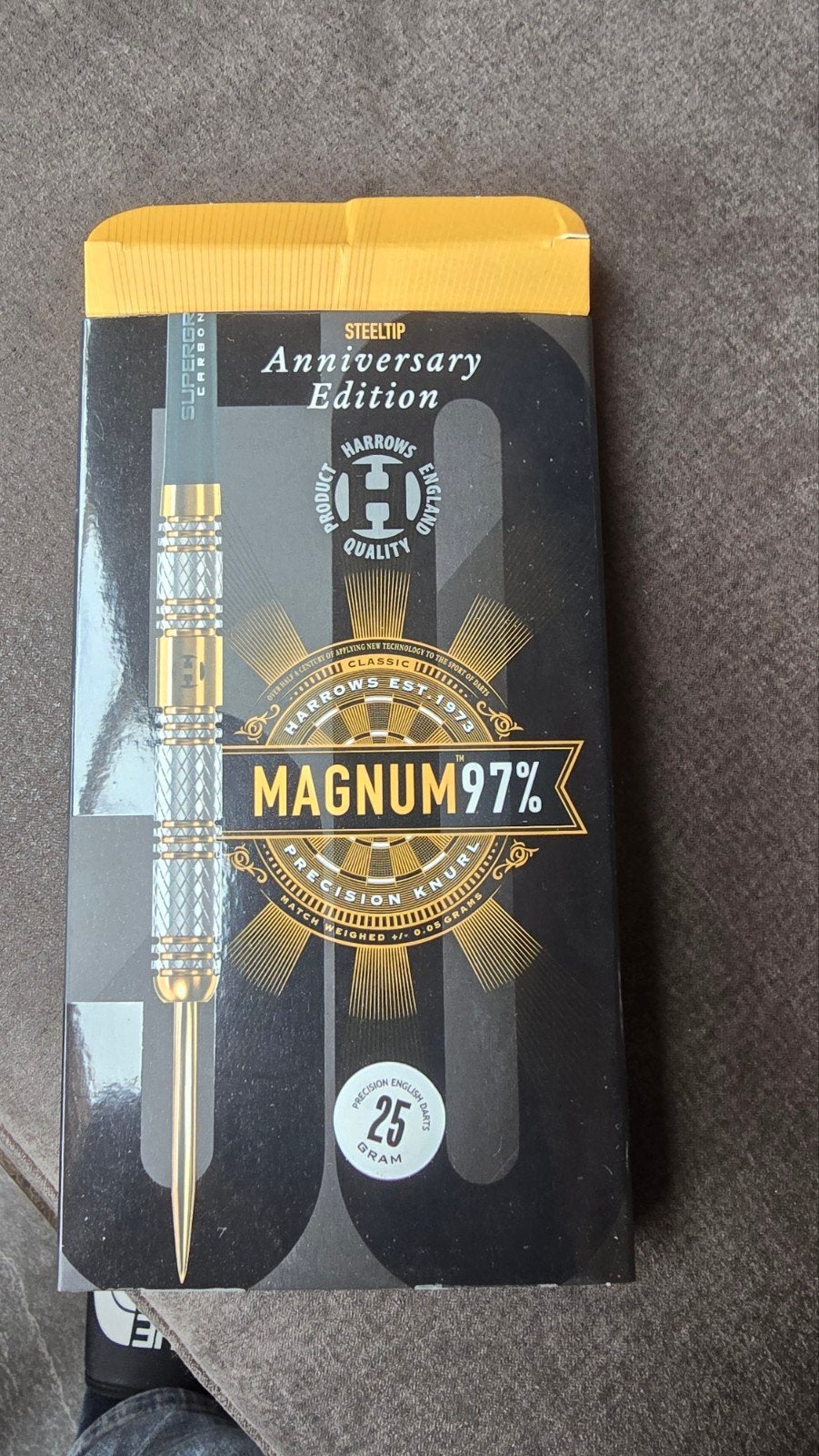Harrows Magnum 97% Anniversary Edition Darts 25 gram, Sport en Fitness, Darts, Ophalen of Verzenden, Zo goed als nieuw, Pijlen