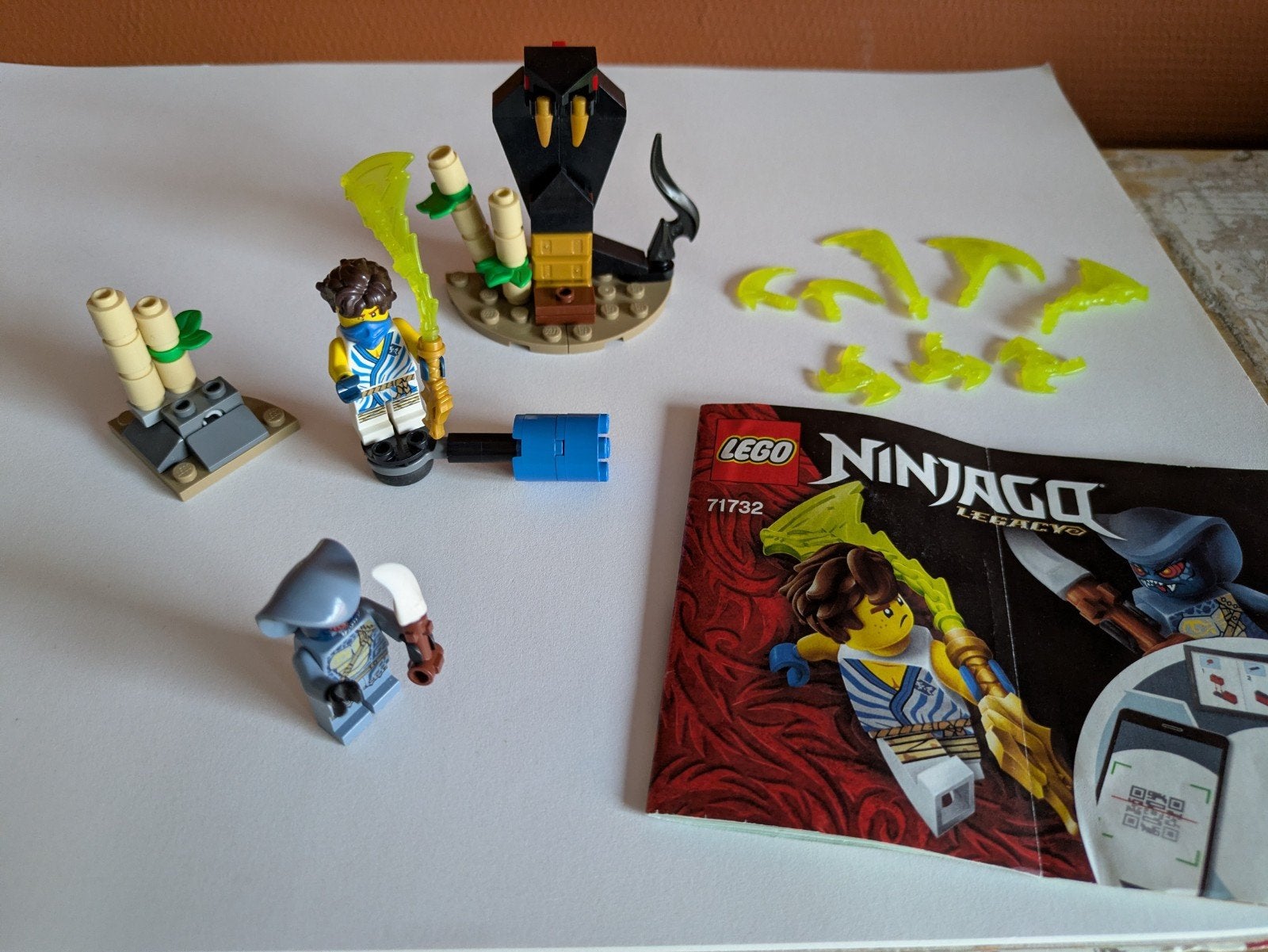 LEGO Ninjago 71732: Duel der Elementen, Lego, Ophalen of Verzenden, Inclusief instructies, Zo goed als nieuw