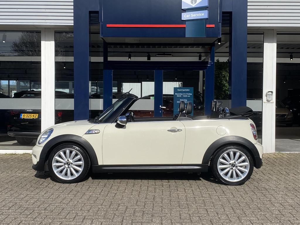 Mini Mini Cabrio 1.6 Cooper S Chili / NL-Auto / 184 PK / Vol, Auto's, Voorwielaandrijving, Euro 5, Gebruikt, Zwart