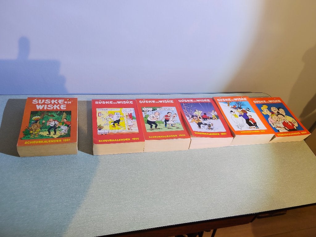 Vintage Suske&wiske scheurkalenders, Boeken, Stripboeken, Eén stripboek, Ophalen of Verzenden, Zo goed als nieuw
