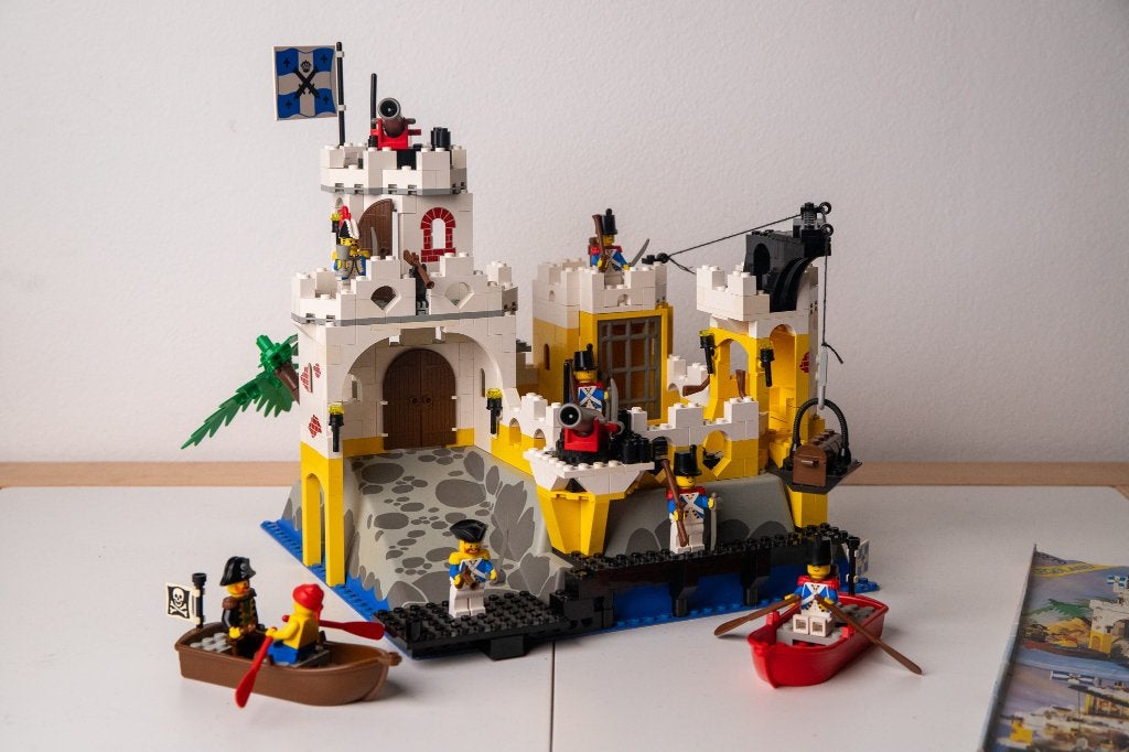 Vintage LEGO Pirates Eldorado Fortress (6276) - set 1989, Gebruikt, Lego, Inclusief accessoires, Complete set