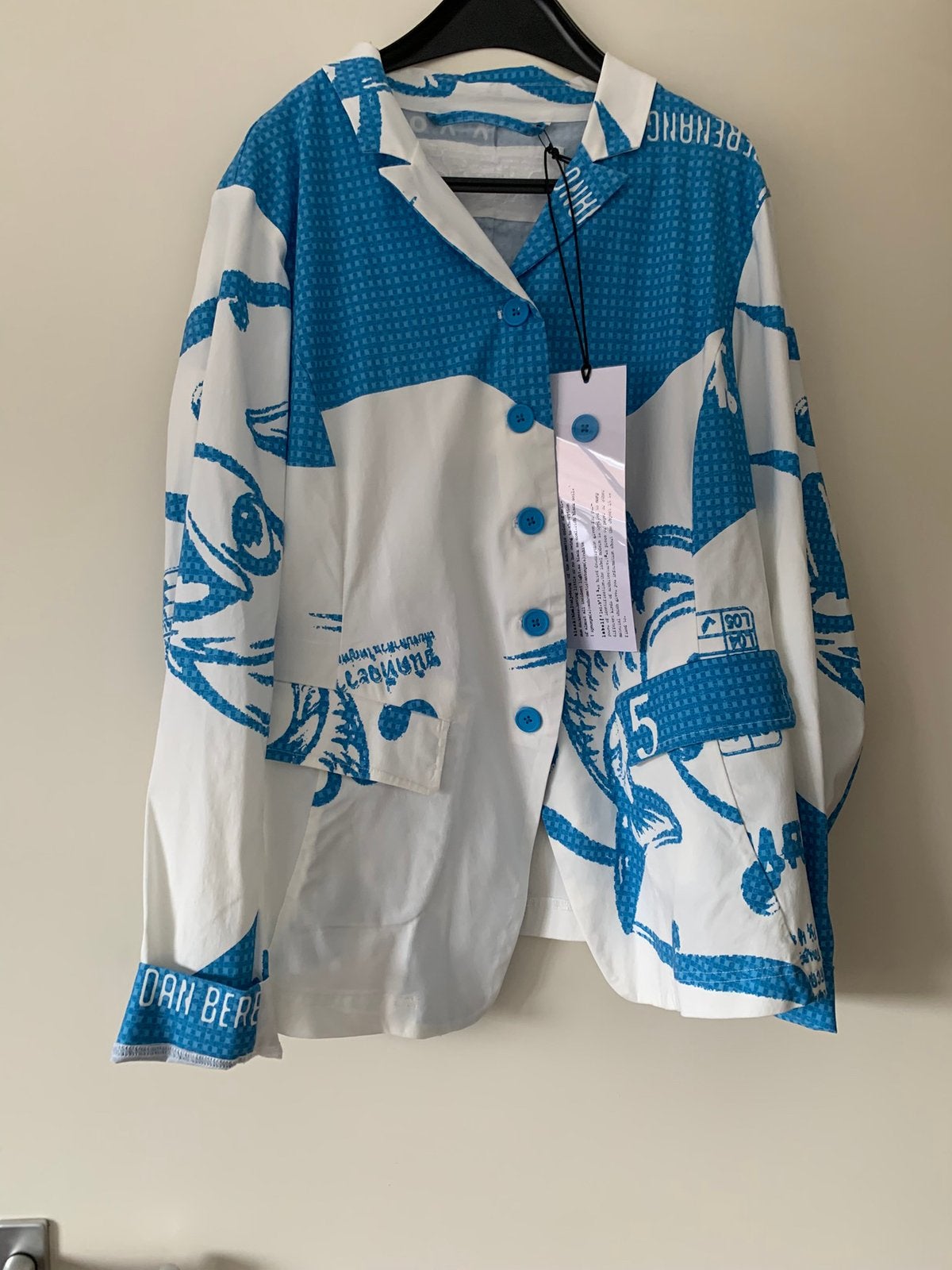 Rundholz, jasje Malibu print, maat L, NIEUW, Blauw, Maat 42/44 (L), Nieuw, Ophalen of Verzenden