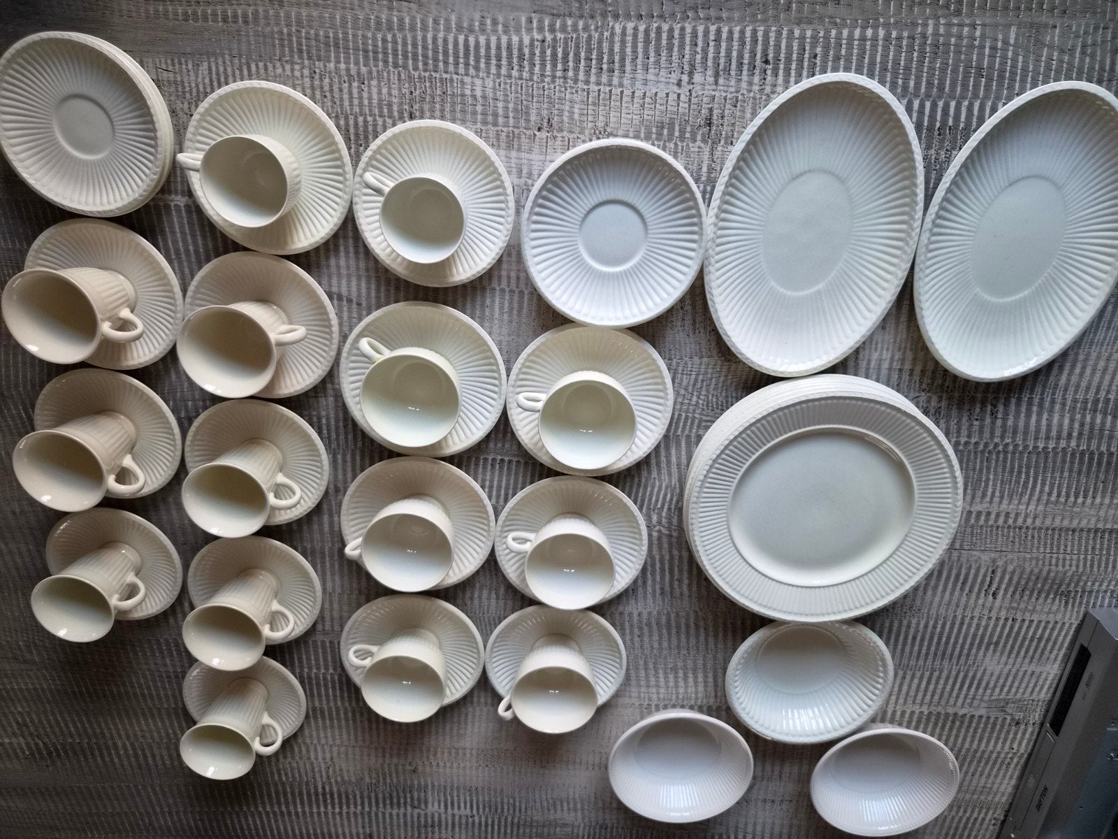Uitgebreid Wedgwood Edme serviesset - Vintage porselein, Ophalen of Verzenden