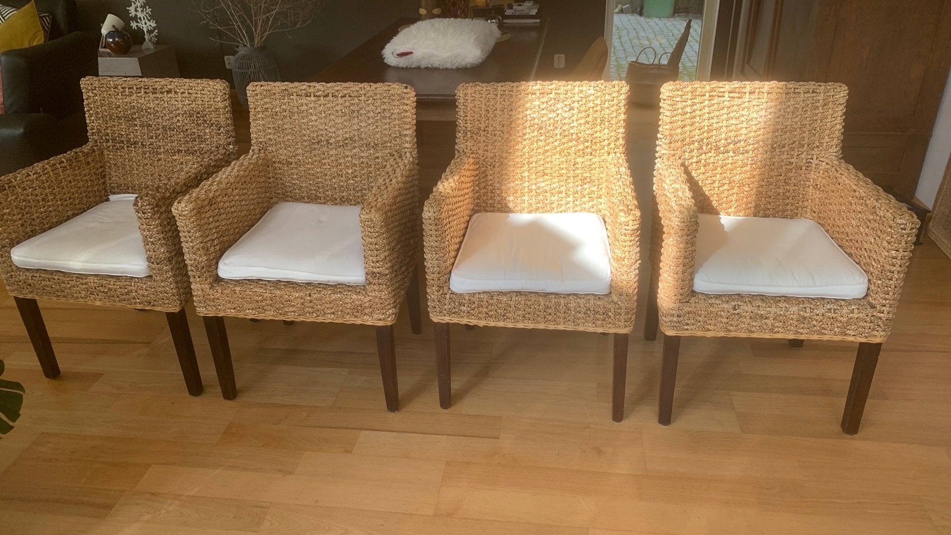 Eetkamerstoelen 4 stuks gratis, Ophalen