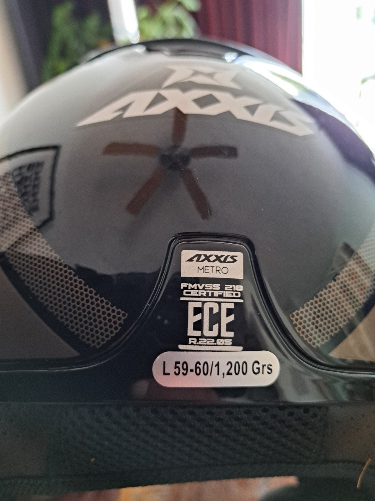 scooter helm Axxis metro L59-60 1,200Grs, Fietsen en Brommers, Brommerhelmen, Ophalen, Gebruikt, Axxis metro