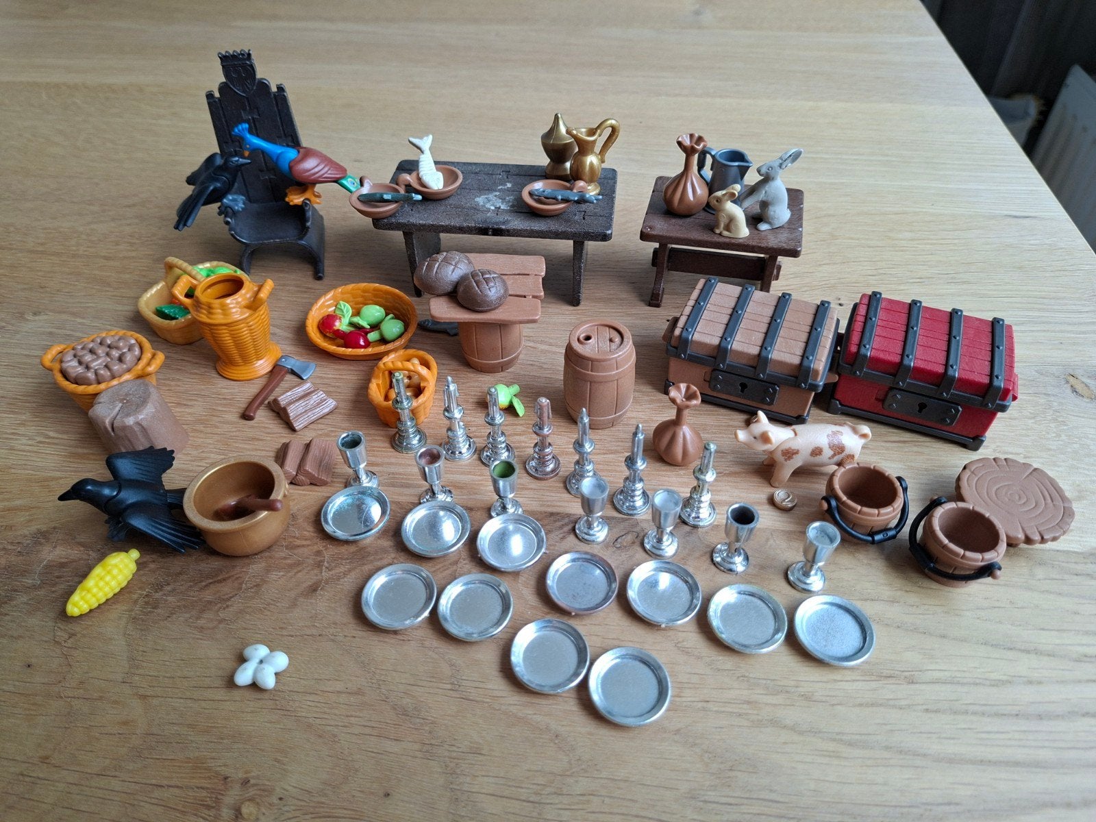 Playmobil Middeleeuwse Kasteel Accessoires Set - Groot Assor, Ophalen of Verzenden