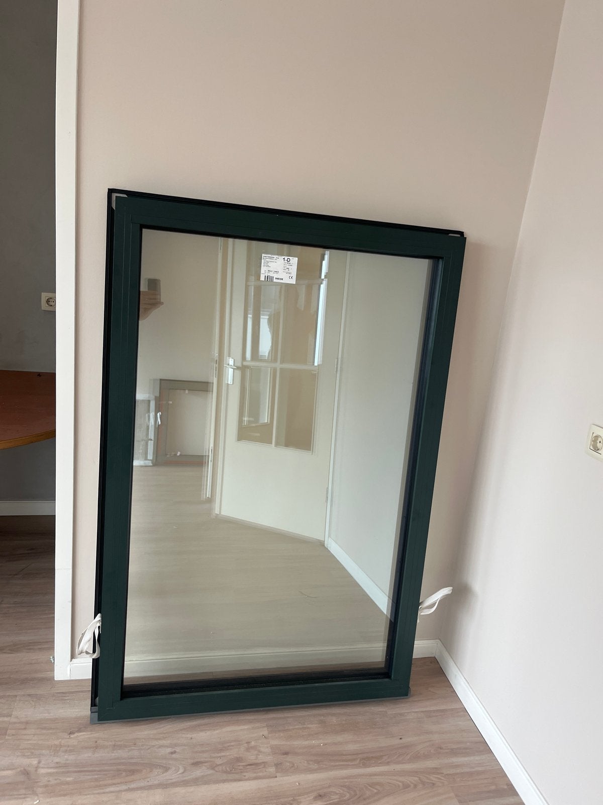 Nieuw Aluprof vaste ruit aluminium trippel glas groen, Ophalen, Gevelraam of Ruit, 80 tot 120 cm, 120 tot 160 cm