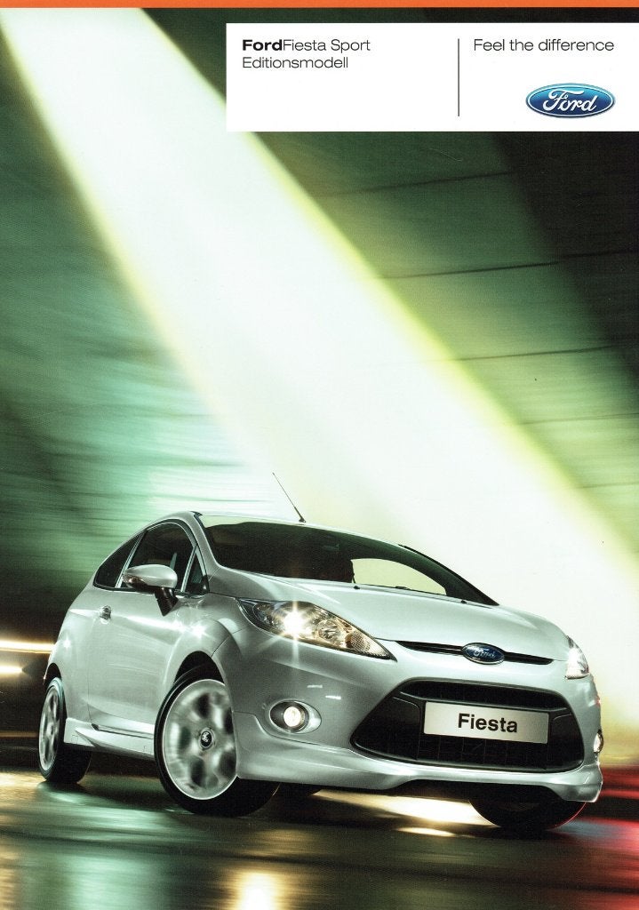 Folder Ford Fiesta Sport Editionsmodell (Duits - 2009), Verzenden, Gelezen, Ford