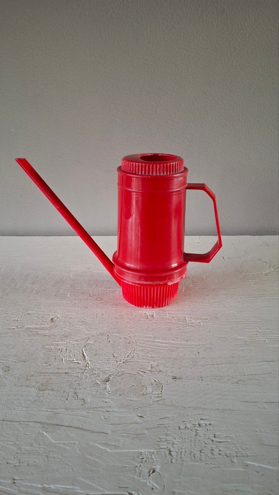 Vintage Rode Plantengieter Emsa – West Germany (19 cm), Ophalen of Verzenden, Huis en Inrichting