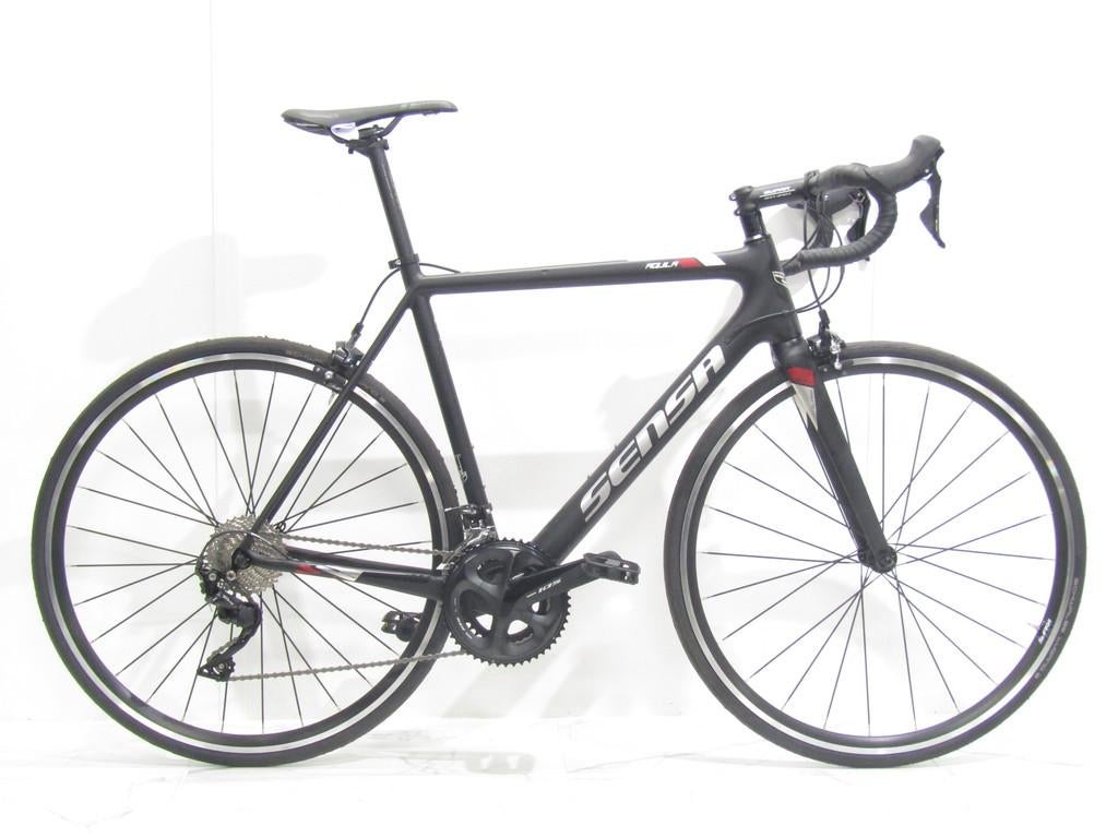 Sensa Aquila zwart heren 55cm 28inch, Fietsen en Brommers, Fietsen | Racefietsen, 53 tot 57 cm, Nieuw, Overige merken