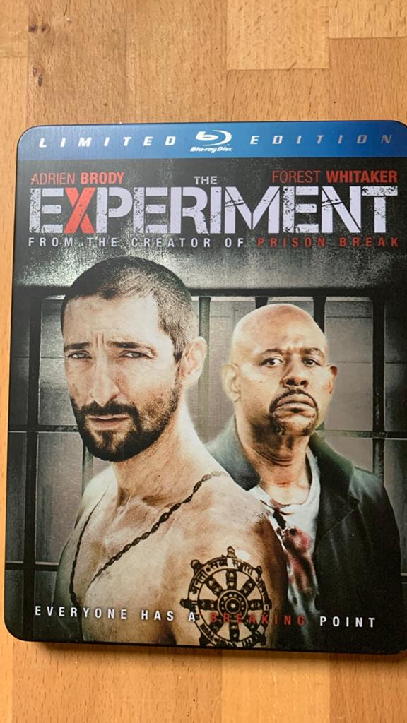 The Experiment Blu-ray Limited Edition (Adrien Brody), Ophalen of Verzenden, Zo goed als nieuw, Thrillers en Misdaad, Boxset