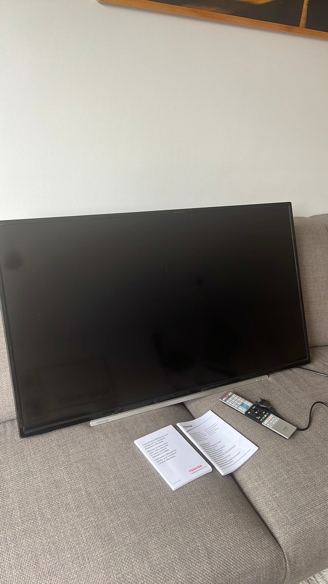 Toshiba TV 44.9 inch, Ophalen, Toshiba, 50 Hz, Zo goed als nieuw