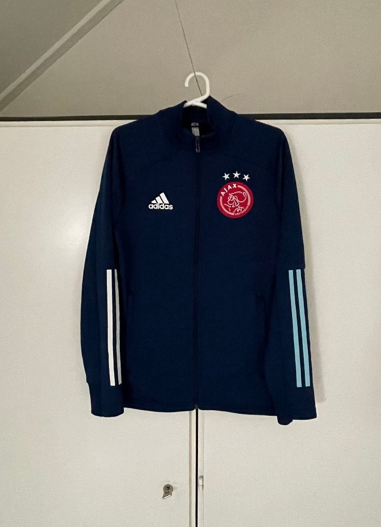 Ajax uit trainingspak 2020/2021 maat 164, Adidas, Jongen of Meisje, Sport- of Zwemkleding, Ophalen of Verzenden