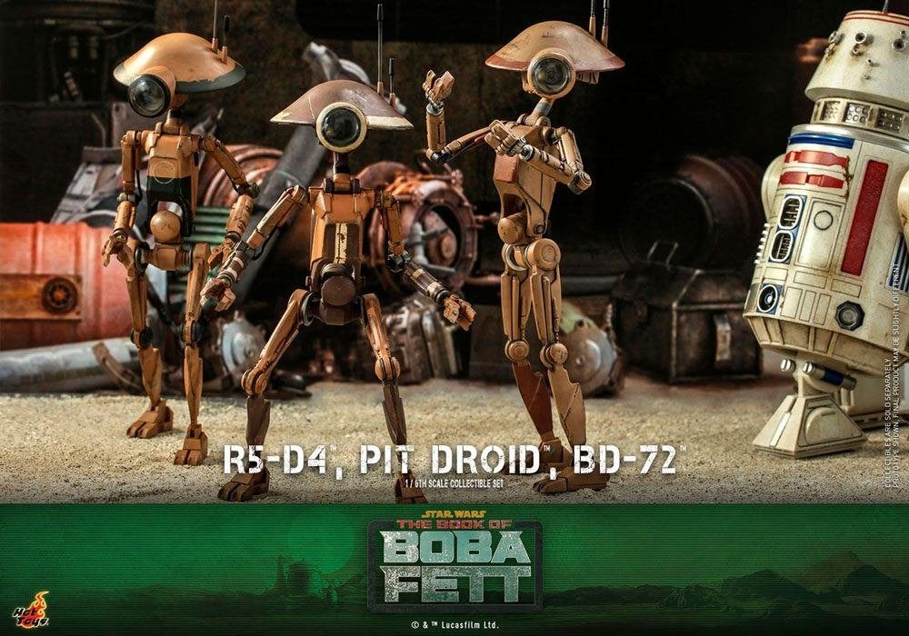 Hot Toys Star Wars The Mandalorian R5-D4, Pit Droid, & BD-72, West Campus 1 76863 Herxheim (DE), Heo GmbH, Nieuw, Ophalen of Verzenden