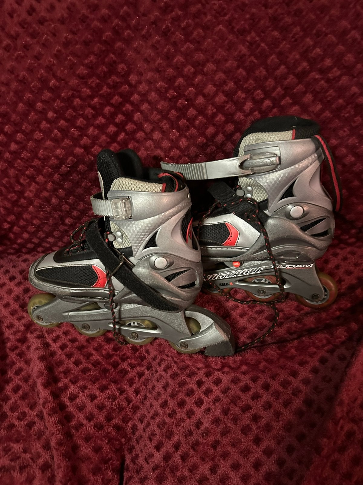 Verstelbare Nijdam inline skates - Maat 34-37, Ophalen, Gebruikt, Overige typen, Nijdam