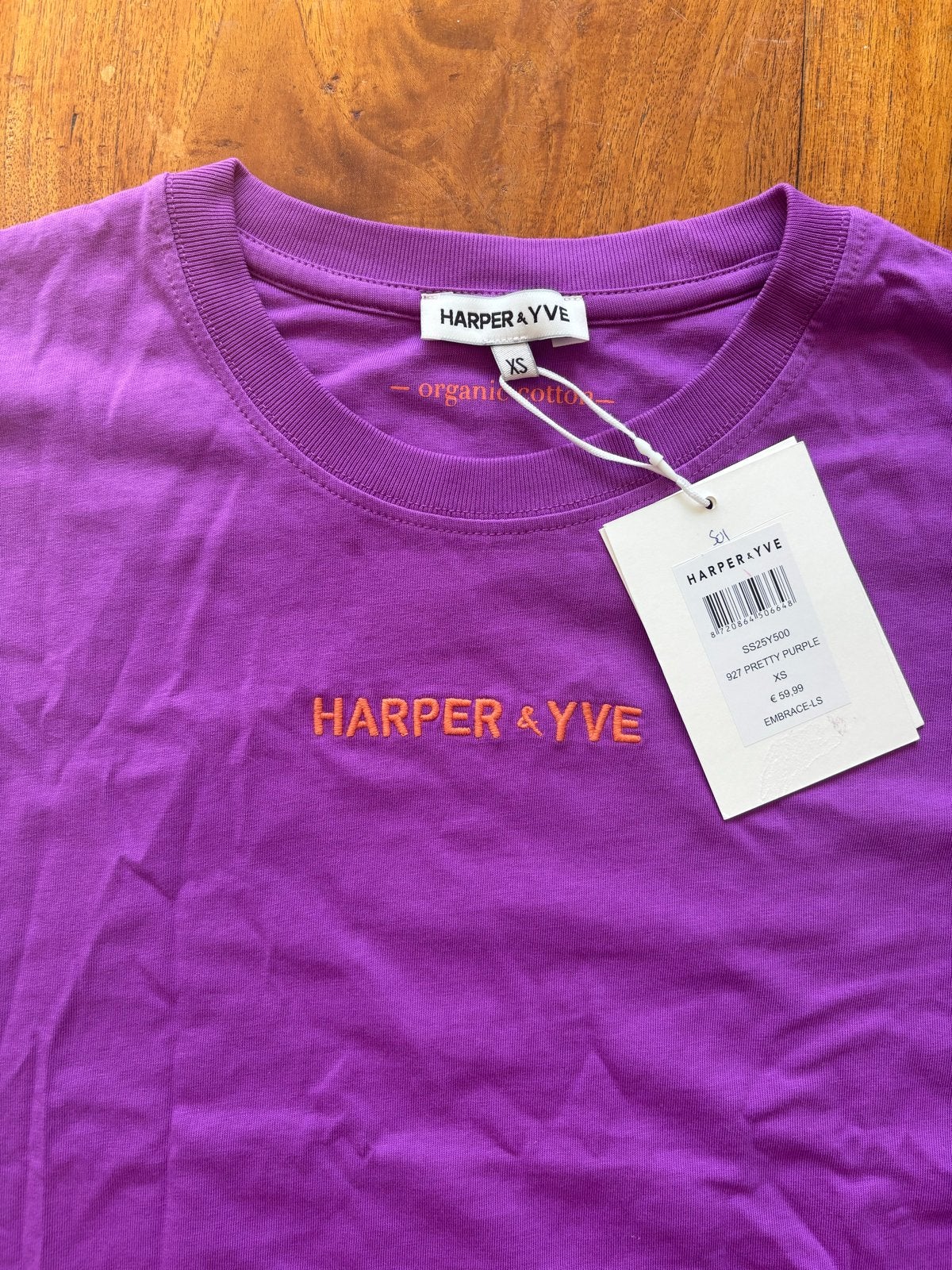 Harper & Yve Embrace Your Guilty Pleasures Shirt, Paars, Nieuw, Ophalen of Verzenden, Lange mouw