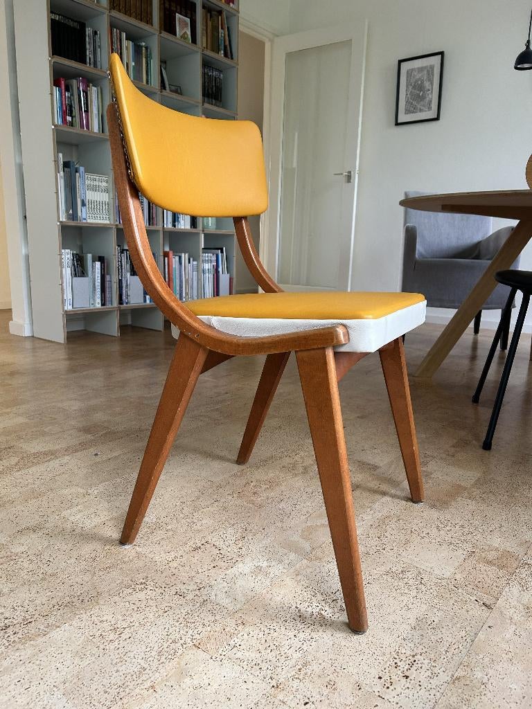 midcentury stoel, Huis en Inrichting, Stoelen, Ophalen, Gebruikt, Overige kleuren, Midcentury modern