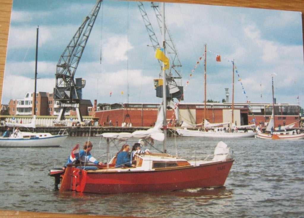 boot in de haven van Delfzijl - nieuw, Verzenden, 1980 tot heden, Ongelopen, Overige thema's