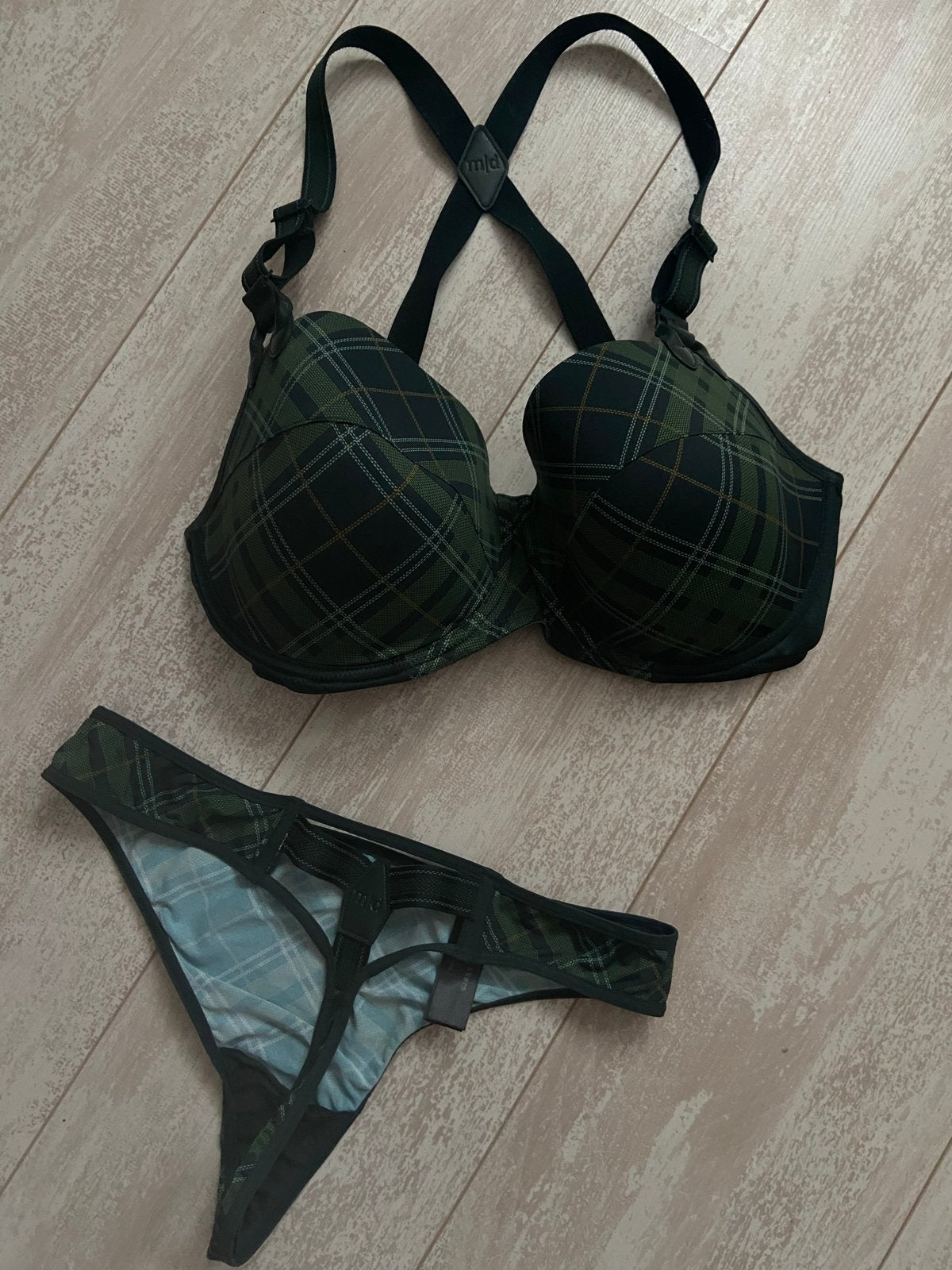 Zgan Marlies Dekkers bh 75G en l-xl, Ophalen of Verzenden, Groen, Setje