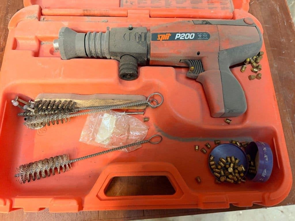 Schiethamer op patronen Spit P200, Doe-het-zelf en Verbouw, Ophalen, Gebruikt, Tacker/nietmachine, Overige merken