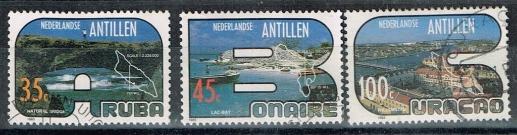 Postzegels uit de Ned. Antillen - K 5577 - toerisme, Verzenden, Gestempeld