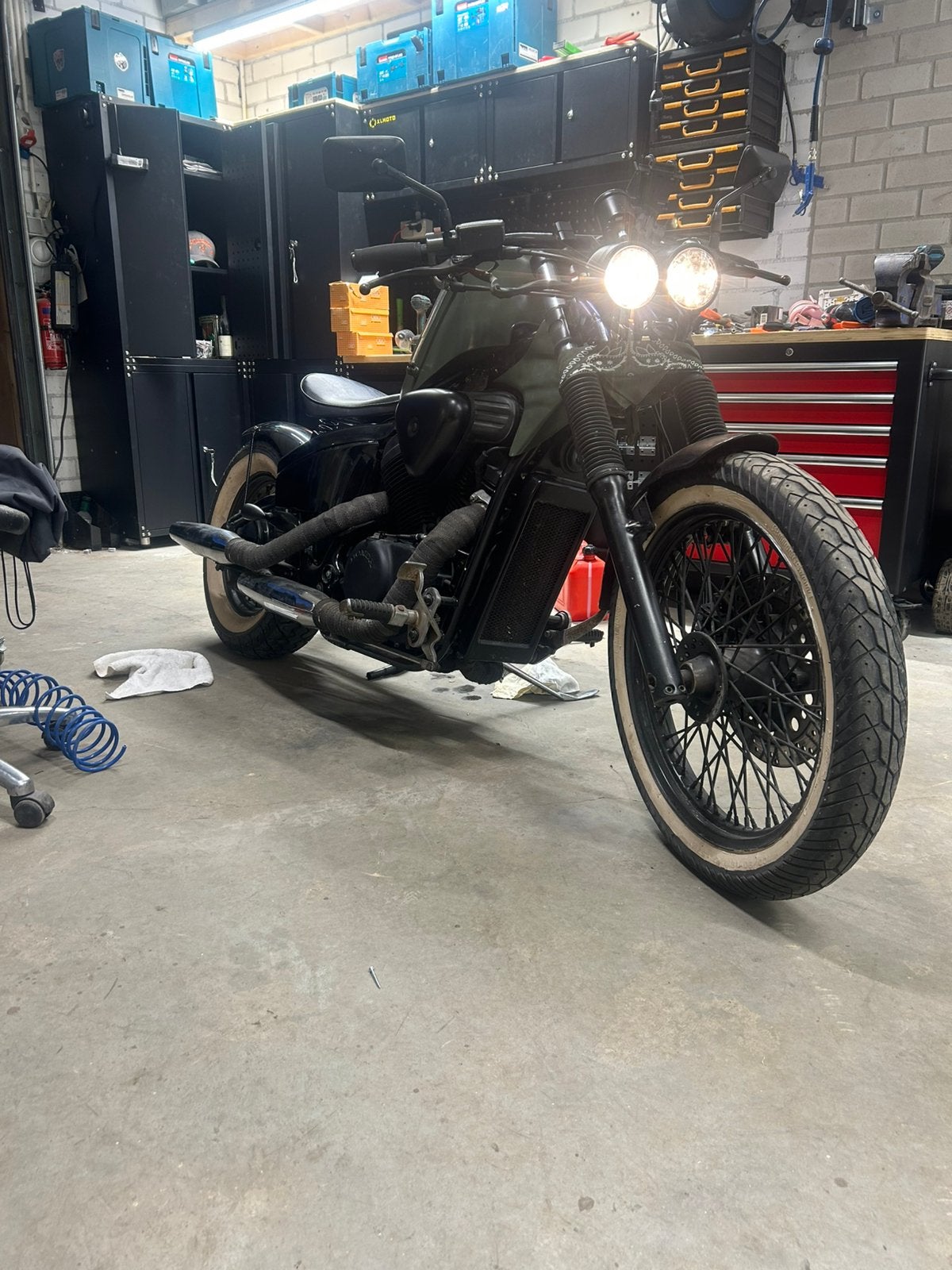 honda shadow bobber, Motoren, 2 cilinders, Chopper, Particulier, Minimaal motorrijbewijs A2