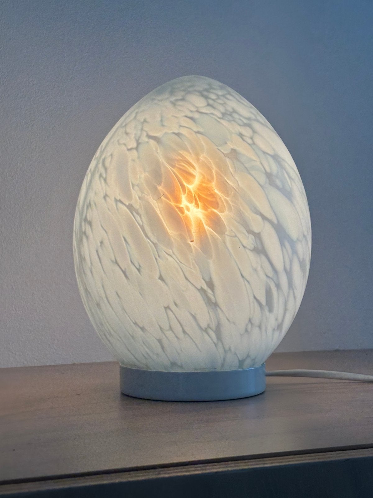 Eierlamp, Ophalen of Verzenden, Zo goed als nieuw, Glas