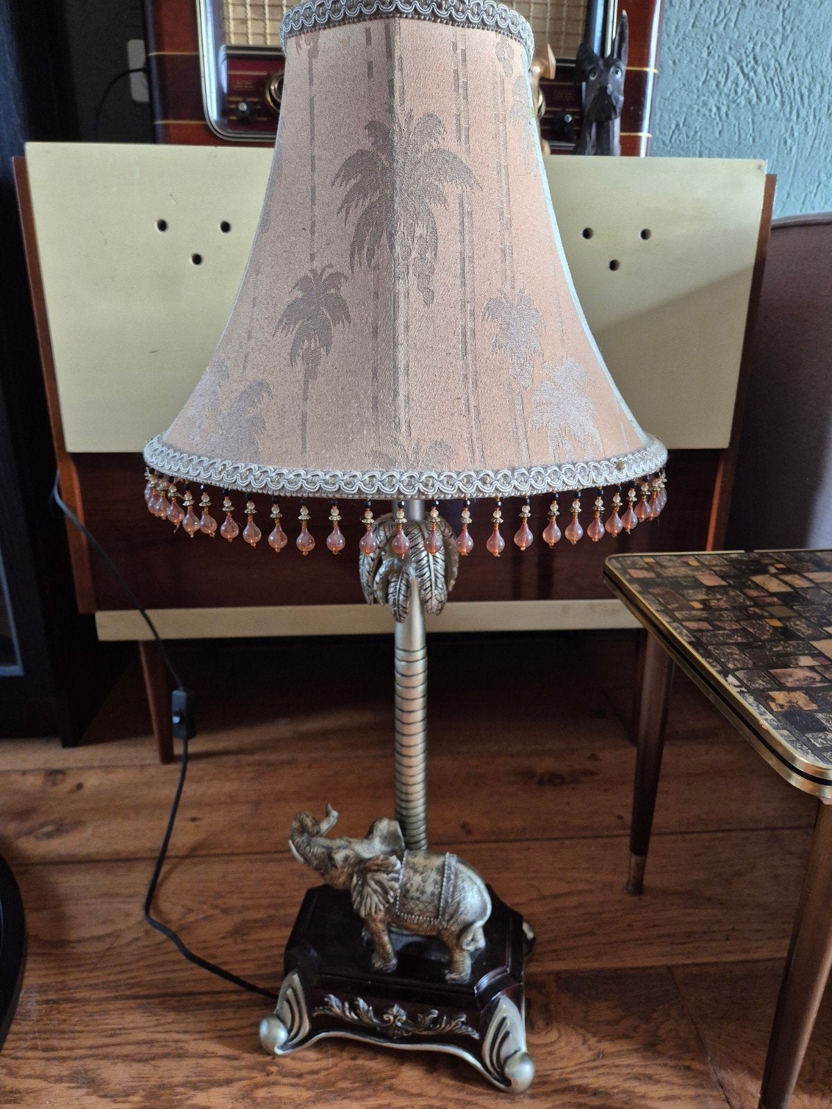 vintage antieke lamp olifant, Ophalen of Verzenden