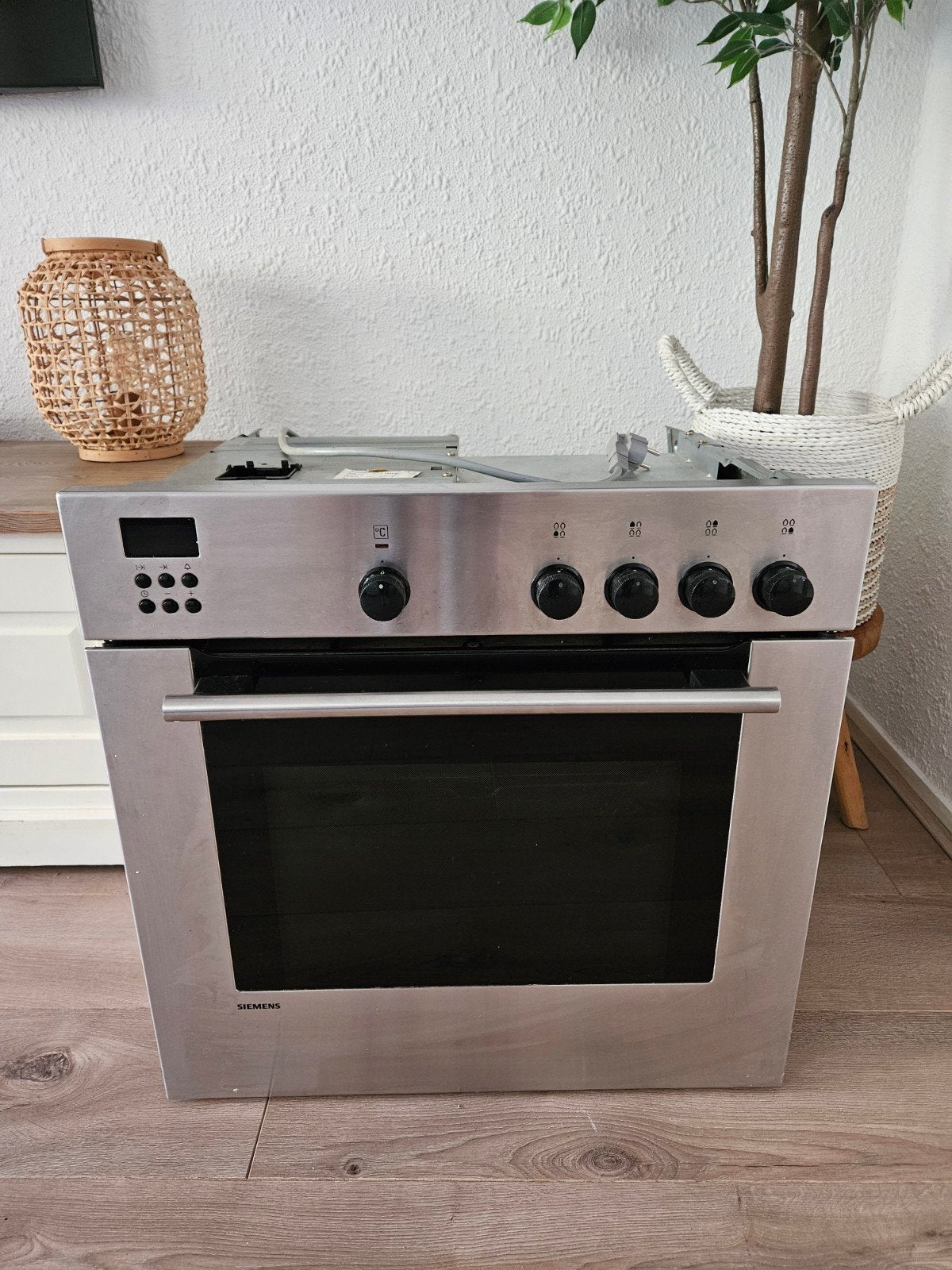Siemens Inbouw Oven - Zilver/Zwart - Goede Staat, Ophalen, Gebruikt, Oven, Hete lucht