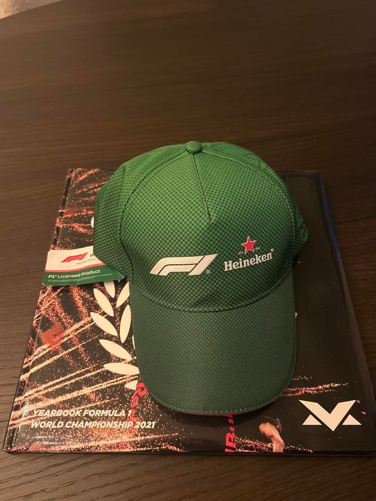 F1 Heineken Pet - Groen, Kleding | Heren, Hoeden en Petten, Ophalen of Verzenden, Nieuw, One size fits all, Pet