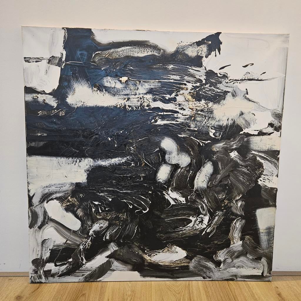 Abstract schilderij van Kees te Kolsté, Ophalen