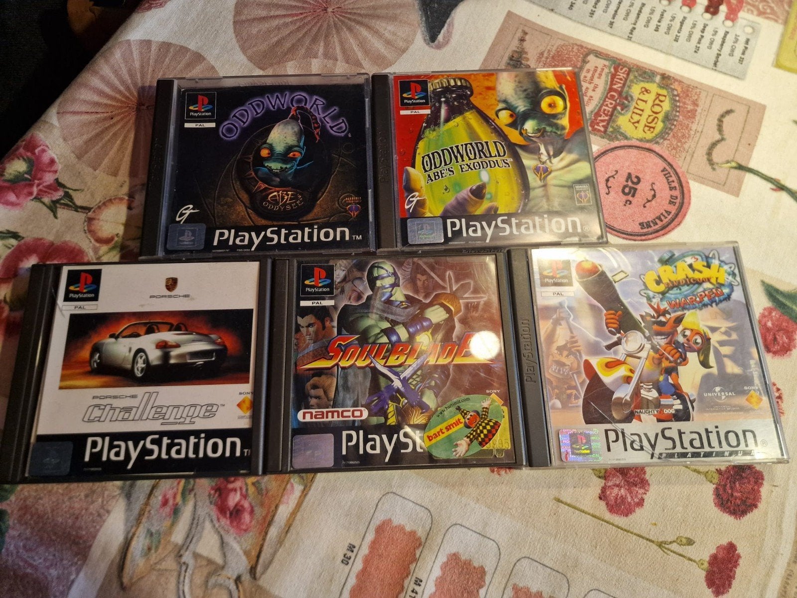 5x ps1 games, Spelcomputers en Games, Games | Sony PlayStation 1, Ophalen of Verzenden, Zo goed als nieuw