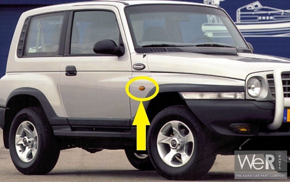 Knipperlicht Richtingaanwijzer SsangYong Korando 1996-2005 8, Auto-onderdelen, Verlichting, KGM Europe GmbH, Ophalen of Verzenden