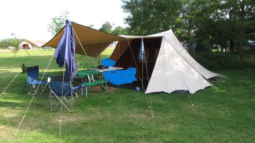 De Waard tent Albatros, Caravans en Kamperen, Ophalen, Gebruikt, Tot en met 4