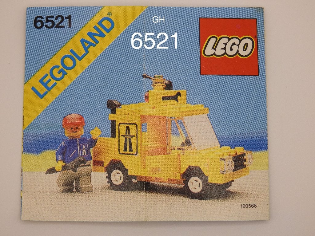 Lego 6521 Vintage Emergency Repair Truck, Gebruikt, Lego, Ophalen of Verzenden, Complete set
