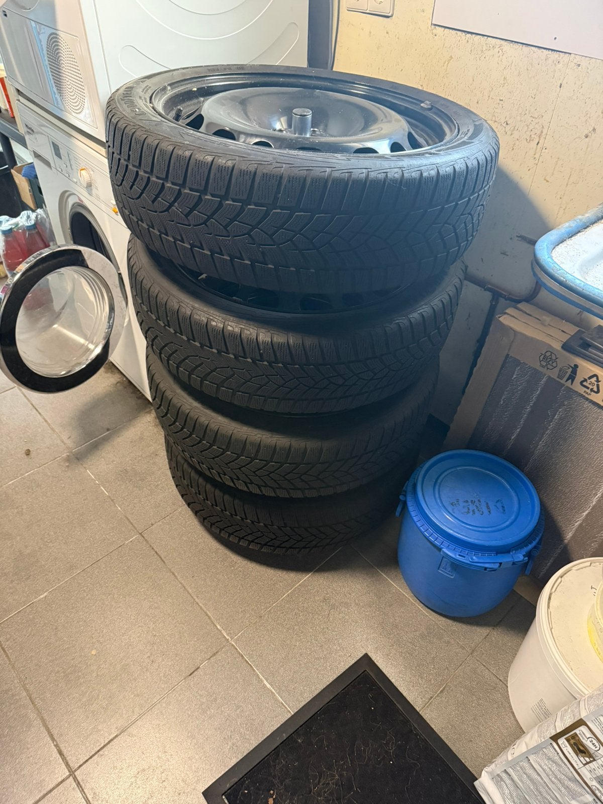 Renault 20 inch 5x114.3  195/55 r20 winter, Ophalen, Gebruikt, Banden en Velgen, Winterbanden